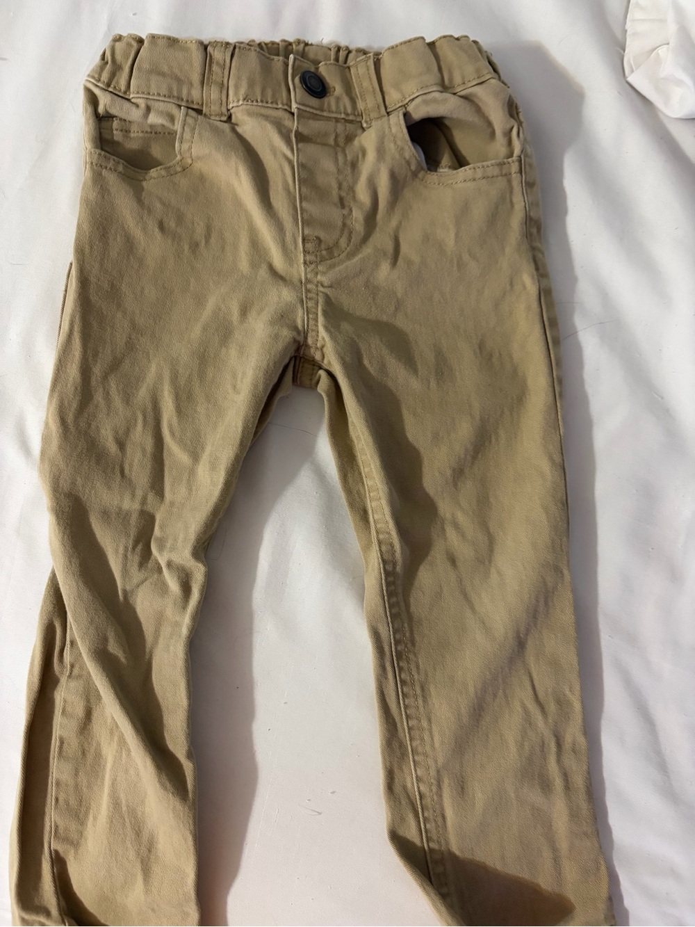 Garanimals Tan Elastic-Waist Chino Pants